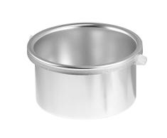 HEALLILY Máquina portátil de cera eléctrica, calentador de cera, máquina depilatoria, olla, depilación (plata)