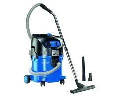 Nilfisk 107407544 - Aspirador monofásico de agua y polvo, 1500 W, depósito 30 l, caudal de aire 3700 l/min, color negro y azul