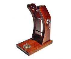 Wolfpack 5050205 Soporte Jamón Modelo Pata Negra Oscuro, Madera, Marrón
