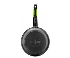 BRA PRIOR - Sartén de 22 cm, aluminio fundido con antiadherente Teflon Classic, apta para todo tipo de cocinas incluida inducción y horno.Libre de PFOA.