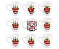 Taza Cerámica para Desayuno en Color Blanco de 300 ml, Un Regalo Original para Familia y Amigos - "La mejor PROFESORA del mundo!"