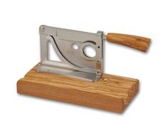 COLTELLERIA SALADINI cortapuros de mesa olivo Cuchillo artesanal a hoja forjada