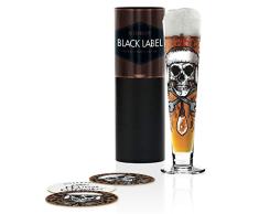 RITZENHOFF 1010247 Black Label - Vaso de cerveza (cristal, 385 ml)