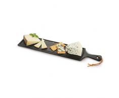 Boska Pro Collection Tabla de Queso y Tapas L, Bandeja de Queso,Accesorios de Queso, 44.5 cm, Negro, 359022