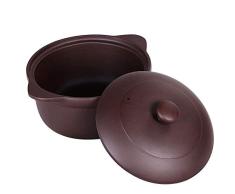 Zisha Chino Cazuela Olla,artesanal Cerámica Púrpura Clay Olla,utensilios Con Tapa Calor-resistente Cacerola Para Slow Cooking B 3.5l