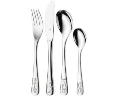 WMF Safari - CuberterÃa para niños 4 piezas (tenedor, cuchillo de mesa, cuchara y cuchara pequeña) (WMF Kids infantil)