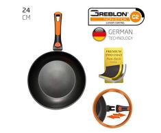 BERELA HOME ROCKMAG II Sartén con Mango Desmontable 24 cm de diámetro, Sartén Greblon Antiadherente Eco PFOA Free con tecnología Alemana.