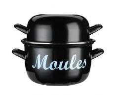 KitchenCraft: World of Flavours â Olla Mediana para Mejillones, Esmaltada, 18Â cm