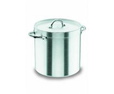 Lacor Chef 20145 - Olla recta con tapa, 45 cm, aluminio