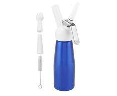 Case&Cover Dispensadores De Nata Batida, Crema Dispensador De Acero Inoxidable Que Adorna Boquillas Crema Batida 500ml