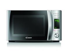 Candy CMXG20DS Microondas con grill y cook in app, Capacidad 20L, 40 Programas automáticos, Plato giratorio 24,5cm, Potencia 700W, Acero inoxidable antihuellas, 700 W, 20 litros