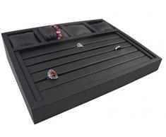 009306 BANDEJA EXPOSITOR, POLIPIEL NEGRO