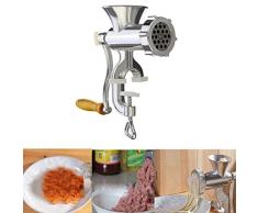 Suppyfly Picadora de Carne Manual y embutidora de Salchicha Picadora de Carne Picadora de Pasta Máquina para Hacer Pasta
