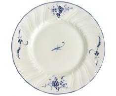 Villeroy & Boch Vieux Luxembourg Plato para Pan, 16 cm, Porcelana Premium, Blanco/Azul
