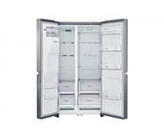 LG GSL760PZXV nevera puerta lado a lado - Frigorífico side-by-side (Independiente, Acero inoxidable, Puerta americana, A+, LED, T)