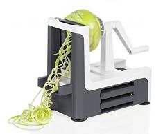 Lurch 10317 rebanadora Manual Gris, Blanco - Cortafiambres (Manual, 3 mm, Gris, Blanco, 2 mm, 160 mm, 280 mm)