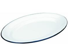 IBILI 903940 - Bandeja Ovalada Blanca 40X27 Cms.