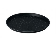 Lacor - 67824 - Molde Pizza Aluminio Con orificios 24 cm - Negro