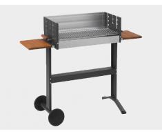Dancook 5300 - Barbacoa (Barbacoa, Eléctrico, Plancha, Negro, Acero inoxidable, Rectangular, Aluminio, Madera)