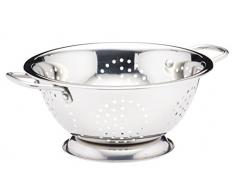 Kitchen Craft - Escurridor de acero inoxidable con asas (24 cm)