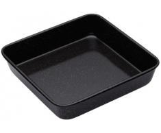 Kitchen Craft Master Class - Bandeja cuadrada para horno (superficie esmaltada, 24 x 24 x 5 cm)