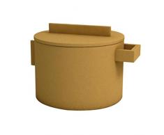 Sambonet Olla de 16.5 cm Terracota Amarillo Terra. Cotto - Olla (cerámica)