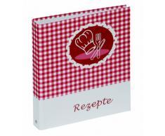Pagna Ringbuch - Archivador con anillas para recetas de cocina A5, rojo
