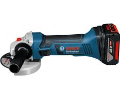 Bosch GWS 18-125 V-LI Professional - Rallador Negro, Azul, Plata