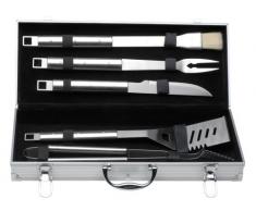 BergHOFF 1108179 Cubo - Maletín con utensilios para barbacoa (6 piezas)