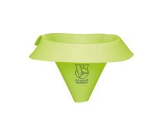 Colourworks CWFOLDFUNGRN Embudo de cocina enrollable y plegable para tarros, botellas y contenedores, Silicona, verde manzana