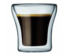 Bodum - 4554-10 - Assam - Set de 2 vasos térmicos - 0,1 l - borosilicato - transparentes
