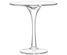 LSA International 22 cm y Cuenco para Servir Juego de Soporte para Tartas, Transparente