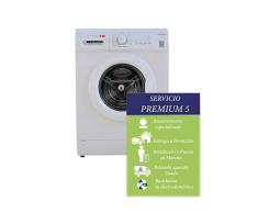 Scandomestic - Lavadora de carga frontal WAH1702-7 KG 1200 RPM - Bajo consumo energético - color Blanco y carga variable.INSTALACIÓN INCLUIDA