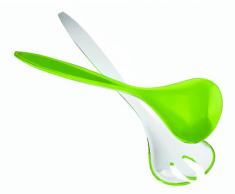 Guzzini 23570044 - Cubiertos para ensalada, estilo Vintage, bicolor