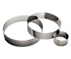 PADERNO 47532-18 - Molde Cortador para Tartas (18 cm, Acero Inoxidable)