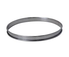 DE BUYER 3093.26 - Molde Redondo para Tarta (Bordes curvados, Perforado, 26 cm)