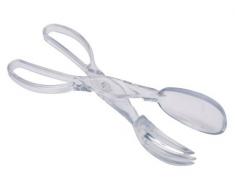 Kitchencraft Pinzas para Servir Ensalada, Acero Inoxidable, Verde, 47x7.24x2.15 cm