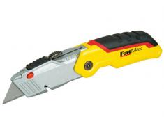Stanley FatMax - Cuchillo plegable con hoja retráctil