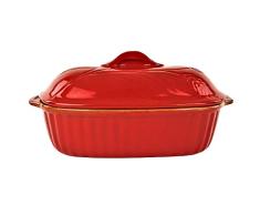 Cocina Asada Artesanal – Olla de Fuego – Cazuela de Terracota de 35 cm – Colì