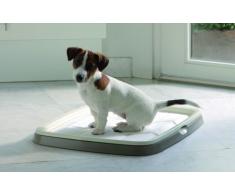 Savic Puppy Trainer - Kit de bandeja para perros, Gris (Warm Grey), Talla M