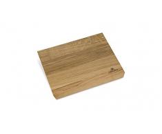 Gerlach Roble Tabla de Cortar Natural, Madera, Negro, 30Â x 24Â x 2.5Â cm