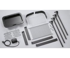 Severin Barbacoa Grill PG 2792 - Barbacoa de Pie, Superficie de Grill, 2500 W, 41 x 26 cm, Negro