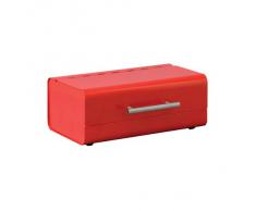 Zeller 27344 - Panera de metal, 36 x 23 x 14 cm, color rojo