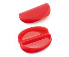 Lékué - Recipiente para cocinar tortillas francesas en microondas, color rojo