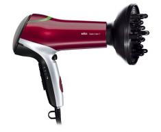 Braun Satin Hair 7 HD-770 - Secador de pelo teñido, color rojo