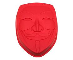 SD Toys SDTWRN02239 - Molde para horno de silicona, diseño V De Vendetta Molde Silicona, Centimeters