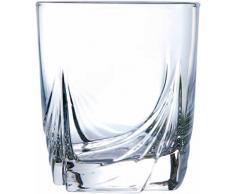 Dajar Ascot 6 33768 - Juego de 6 vasos bajos (300 ml, cristal), transparente