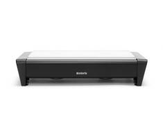 Brabantia 477140 - Calientaplatos, 2 Velas, Color Negro Mate y Gris