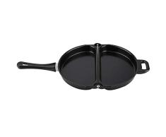 Sartén plegable lateral doble de la tortilla, sartén antiadherente Tortilla del huevo Huevo Fabricante del desayuno Utensilios de cocina portátiles