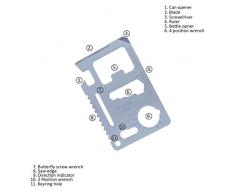 Electropolis Cuchillo Enterizo de Caza Muela Elk ELK-14R.I, Puño de Madera prensada Coral, Hoja DE 14 cm, Peso 145 Gramos + Tarjeta Multiusos de Regalo